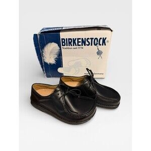 BIRKINSTOCK Pasadena Black Leather Loafer Shoes Size 36 Women’s Size 5.5